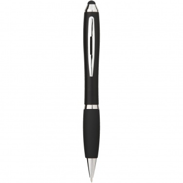 Logotrade werbemittel das Foto: Nash Stylus bunter Kugelschreiber mit schwarzem Griff