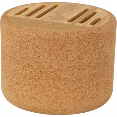 Logotrade Werbegeschenke das Foto: Cerris 5W Bluetooth®-Lautsprecher aus Kork