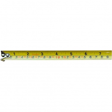 Logotrade Werbegeschenke das Foto: Rule 3 Meter Maßband aus recyceltem RCS Kunststoff