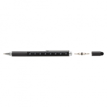 Logotrade Werbegeschenke das Foto: 5-in-1 Aluminium Tool-Stift