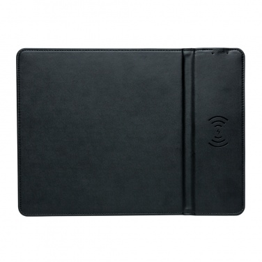 Logotrade Geschäftsgeschenke das Foto: Mousepad mit Wireless-5W-Charging Funktion