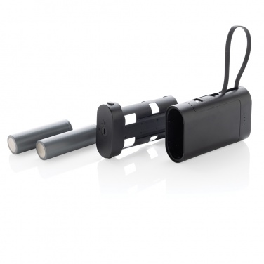 Logotrade Werbeartikel das Foto: CycleCell 10.000mah Powerbank mit herausnehmbarer Batterie