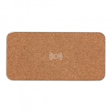 Logotrade Logogeschenke das Foto: Weizenstroh Wireless Charging Lautsprecher