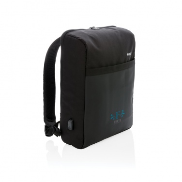 Logotrade Werbegeschenke das Foto: Swiss Peak 15" Anti-Diebstahl RFID & USB Rucksack