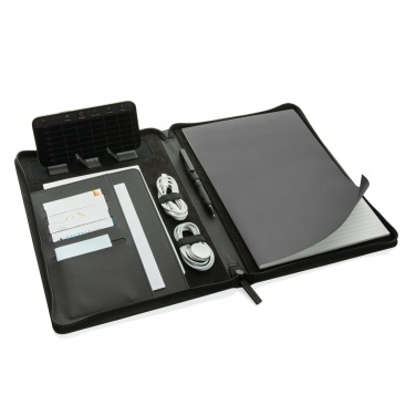 Logotrade Firmengeschenke das Foto: Swiss Peak Heritage RCS rPU A4 Portfolio mit Reißverschluss