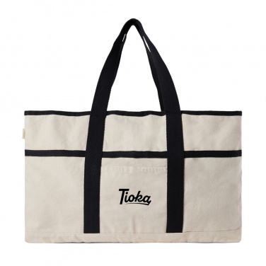 Logotrade Werbegeschenke das Foto: VINGA Volonne AWARE™ Strandtasche aus recyceltem Canvas