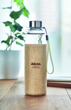 Logotrade werbemittel das Foto: Trinkflasche Glas 500ml