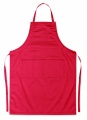 Küchenschürze                  MO8441-, Rot