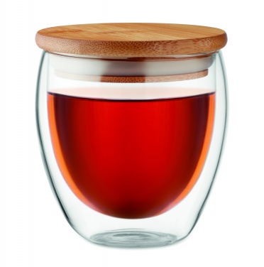 Logotrade Logogeschenke das Foto: Doppelwandiges Glas 250 ml Hamburg