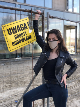 Logotrade Werbeartikel das Foto: MARS PRO Baumwollmaske (Größe M) mit Tasche und HEPA-Filter 1380165