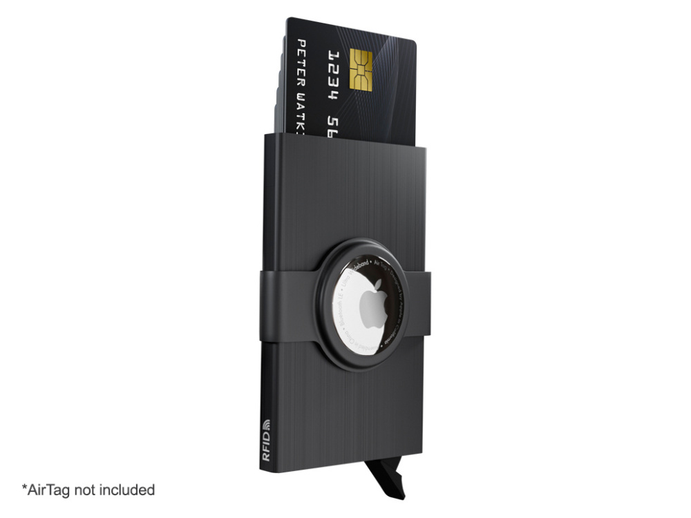 Logotrade Firmengeschenke das Foto: RFID-Kreditkartenetui mit Halter für AirTag 2163155