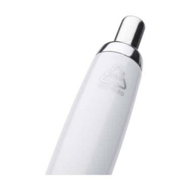 Logotrade Werbegeschenke das Foto: Athos Trans GRS Stift aus recyceltem ABS