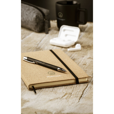 Logotrade Werbegeschenke das Foto: CorkNote A5 Papiernotizbuch