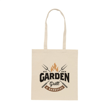 Logotrade Firmengeschenke das Foto: ShoppyBag (180 g/m²) Baumwolltasche mit langen Henkeln