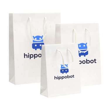 Logotrade Werbegeschenke das Foto: Leaf It Bag recycelt mit Strohfasern (180 g/m²) S