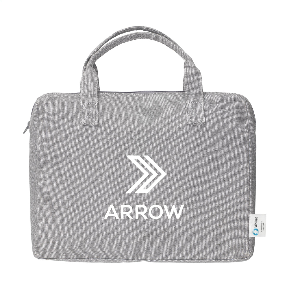 Logotrade Werbegeschenke das Foto: Wolkat Casablanca 15,6 Zoll Laptoptasche aus recyceltem Textil