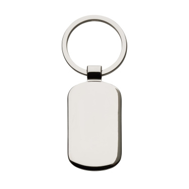 Logotrade Logogeschenke das Foto: KeyTag Rechteckiger Schlüsselanhänger