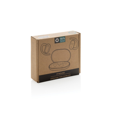 Logotrade Werbeartikel das Foto: Fitsound TWS-Ohrhörer aus RCS recyceltem Kunststoff