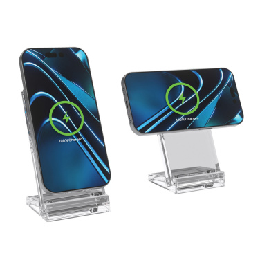 Logotrade Werbegeschenke das Foto: Magcharge 15W magnetische Wireless-Charging-Stand
