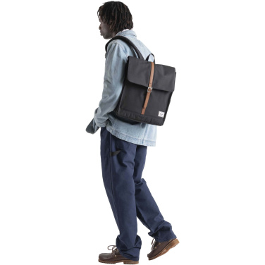 Logotrade Werbegeschenke das Foto: Herschel City Rucksack aus recyceltem Material 16 L