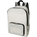 EcoFold faltbarer RPET Rucksack 15 L, Sandstein