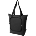EcoFold faltbare RPET Kühltasche 15 L, Tiefschwarz
