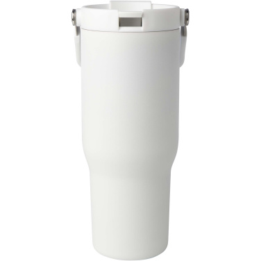 Logotrade Firmengeschenke das Foto: Bronx 900 ml RCS-zertifizierter Kupfer-Vakuum Isolierbecher aus Edelstahl mit Doppelfunktionsdeckel