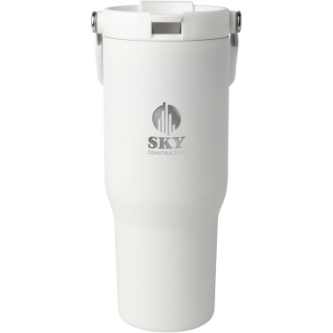 Logotrade Geschäftsgeschenke das Foto: Bronx 900 ml RCS-zertifizierter Kupfer-Vakuum Isolierbecher aus Edelstahl mit Doppelfunktionsdeckel