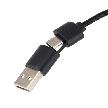 Logotrade Geschäftsgeschenke das Foto: Großes Kabel 4in1 mit beleuchtetem Logo - i5w