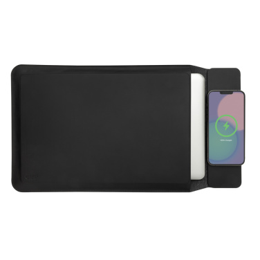 Logotrade Logogeschenke das Foto: Swiss Peak magnet. 15,6" Laptop-Sleeve mit 15W Ladefunktion