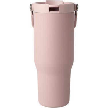 Logotrade Werbegeschenke das Foto: Bronx 900 ml RCS-zertifizierter Kupfer-Vakuum Isolierbecher aus Edelstahl mit Doppelfunktionsdeckel