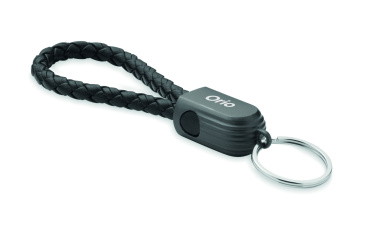 Logotrade Firmengeschenke das Foto: 60W Schlüsselring-Ladekabel