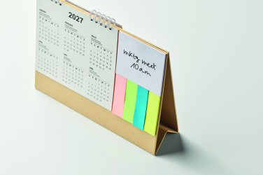 Logotrade werbemittel das Foto: Tischkalender mit Memoblock