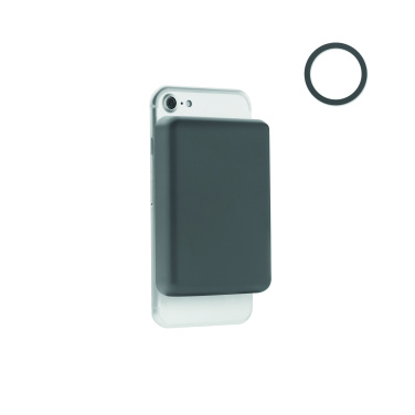 Logotrade Firmengeschenke das Foto: Powerbank mit Ladestation 15W, 5000 mAh