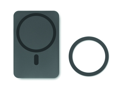 Logotrade Firmengeschenke das Foto: Powerbank mit Ladestation 15W, 5000 mAh