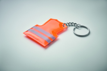 Logotrade Firmengeschenke das Foto: Schlüsselring Sicherheitsweste Jekabpils
