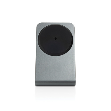 Logotrade Firmengeschenke das Foto: Terra Aluminium 15W magnetischer Wireless-Charger