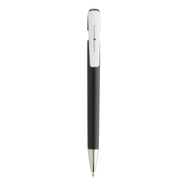 Logotrade Logogeschenke das Foto: Glide GRS-zertifizierter rABS Stift mit Metallclip