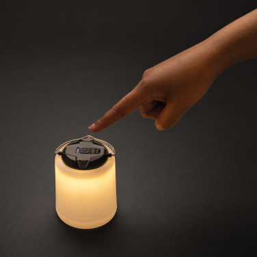Logotrade Werbeartikel das Foto: Limio tragbare wiederaufladbare Tischlampe aus RCS rec. ABS