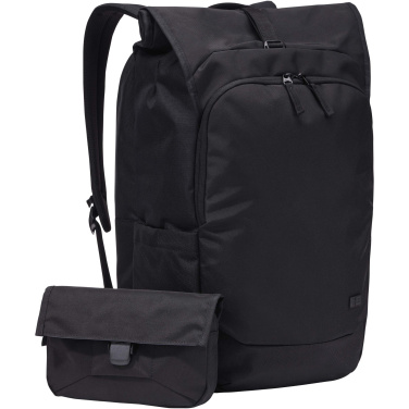 Logotrade Werbegeschenke das Foto: Case Logic Variate 17" erweiterbarer Rolltop Laptop Rucksack aus recyceltem Material