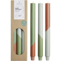 Originalhome Eden Diagonale Kerzen – 3er-Set, Heidegrün