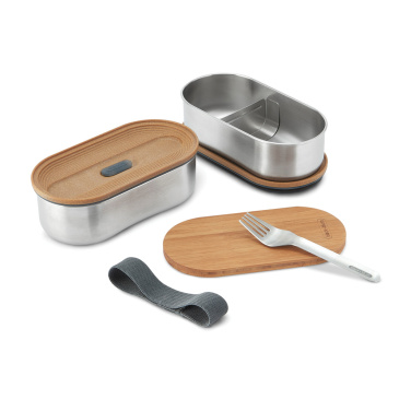 Logotrade Logogeschenke das Foto: Black+Blum Stainless Steel Double Bento Box