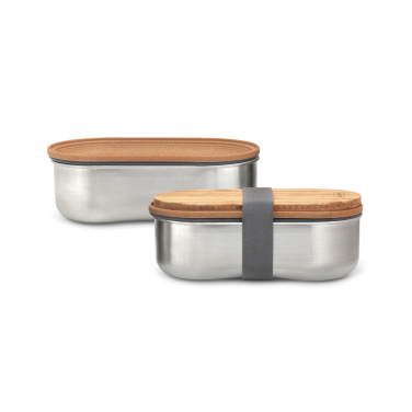 Logotrade Firmengeschenke das Foto: Black+Blum Stainless Steel Double Bento Box