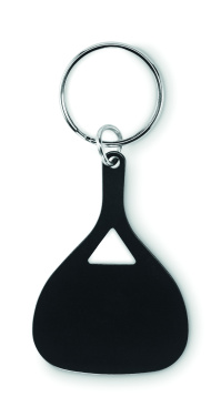 Logotrade Geschäftsgeschenke das Foto: Schlüsselring aus Aluminium