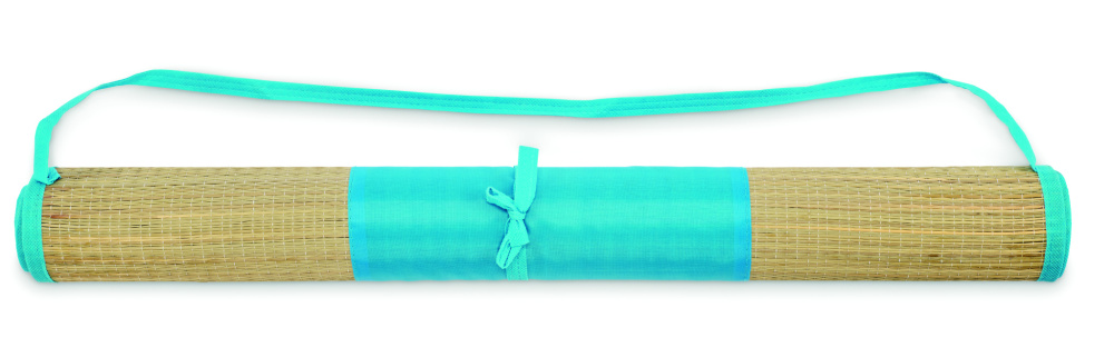 Logotrade Geschäftsgeschenke das Foto: Strandmatte aus Stroh