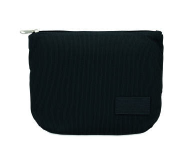 Logotrade Werbegeschenke das Foto: Kosmetiktasche Kord-Polyester