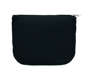Logotrade werbemittel das Foto: Kosmetiktasche Kord-Polyester