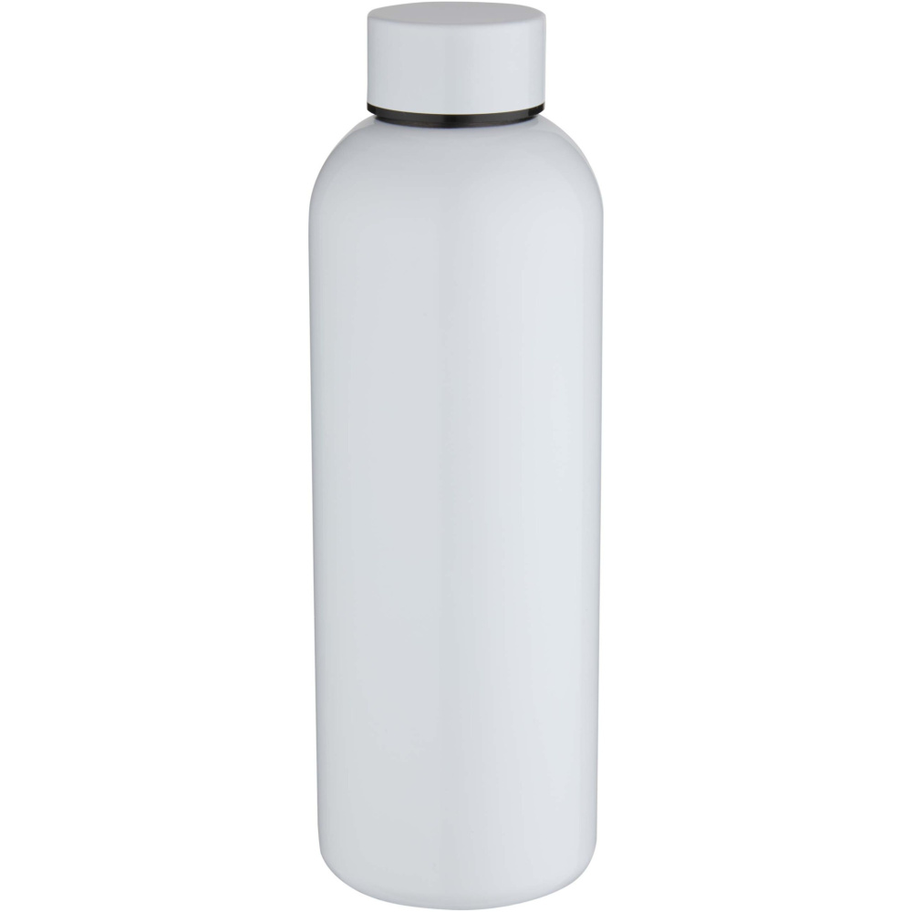 Logotrade Geschäftsgeschenke das Foto: Spring 750 ml RCS-zertifizierte einwandige Sublimation Trinkflasche aus recyceltem Edelstahl