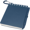 Lig Mini Recyceltes Outdoor-Softcover Notizbuch und Kugelschreiber Set (schwarze Mine), Ozeanblau
