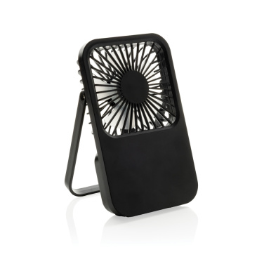 Logotrade Werbeartikel das Foto: Aervina wiederaufladbarer Tischventilator aus RCS rec. ABS